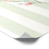 Poster Thé pour la Fête de Fiançailles Fleur des Champs (Coin)