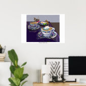 Poster Thé pour quelqu'un? (Bureau à domicile)