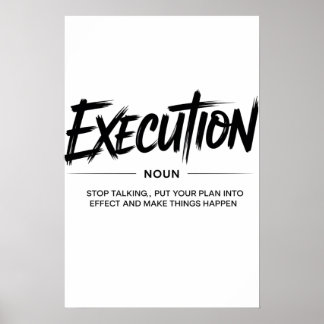 Poster The Power of Execution