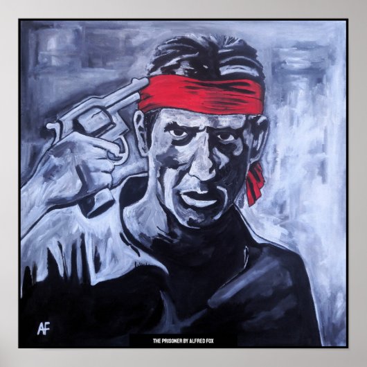 Poster The Prisoner Painting by Alfred Fox (Devant)