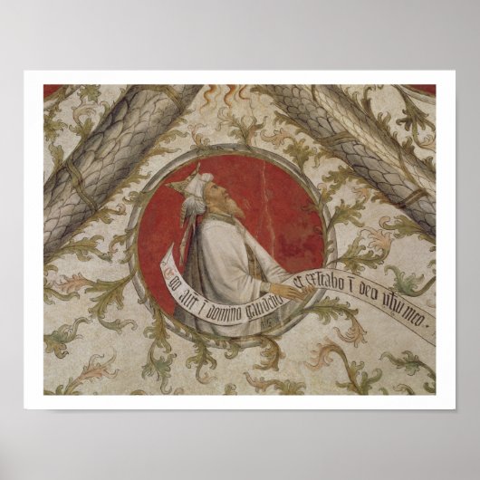 Poster The Prophet Habakkuk, from the Loggia d'Annunciazi (Devant)