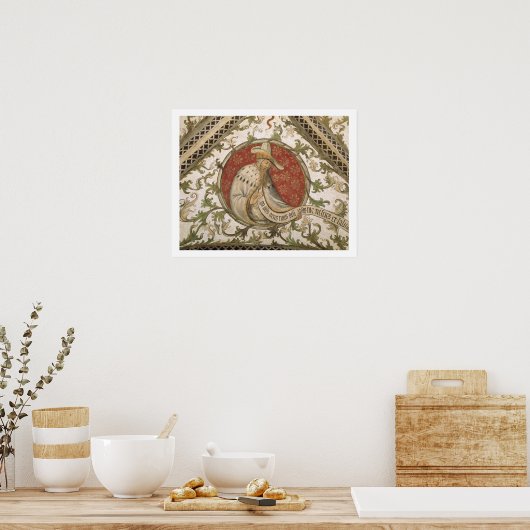 Poster The Prophet Hosea, from the Loggia d'Annunciazione (Cuisine)
