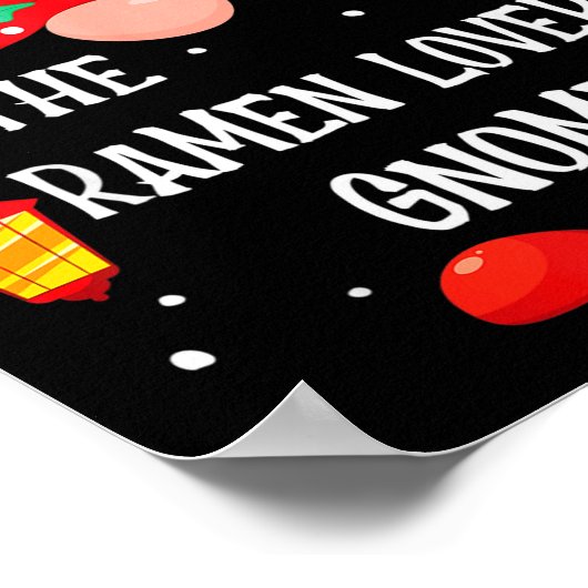 Poster The Ramen Lover Gnome Matching Family Christmas Gn (Coin)