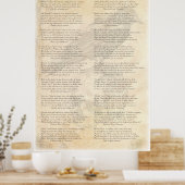 Poster The Raven by Edgar Allen Poe (Cuisine)