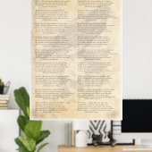 Poster The Raven by Edgar Allen Poe (Bureau à domicile)