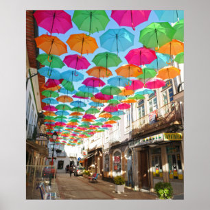 Poster The Real Portugal- Agueda Umbrella Sky