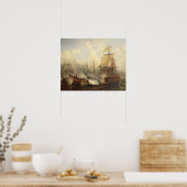 Poster The Redoutable at Trafalgar, 21st October 1805 (Cuisine)