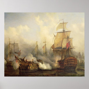 Poster The Redoutable at Trafalgar, 21st October 1805