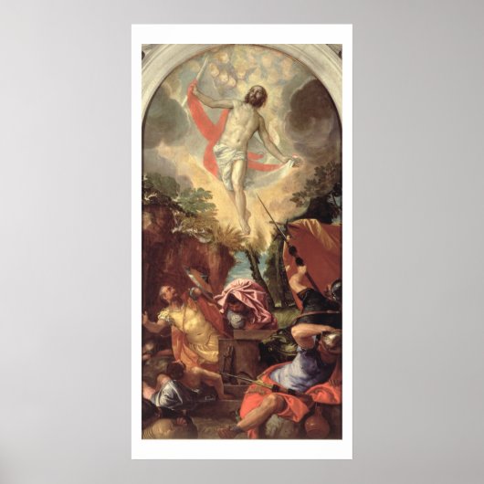 Poster The Resurrection of Christ (oil on canvas) (Devant)