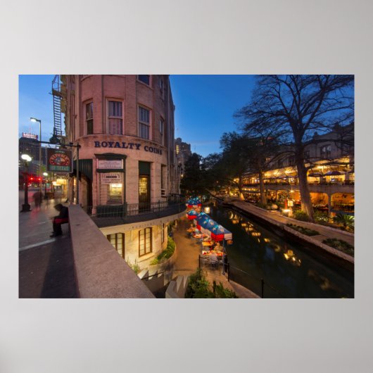 Poster The Riguk At Dusk In Downtown San Antonio 2 (Devant)