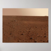 Poster The rocky surface of Mars (Devant)
