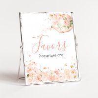 Thé rose floral pour deux Baby showers préférés