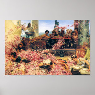 Poster The Roses of Heliogabalus by Lawrence Alma-Tadema