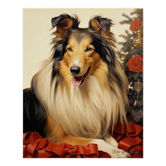 Poster The Rough Collie Dog 003 - Odessa Leyendecker (Devant)