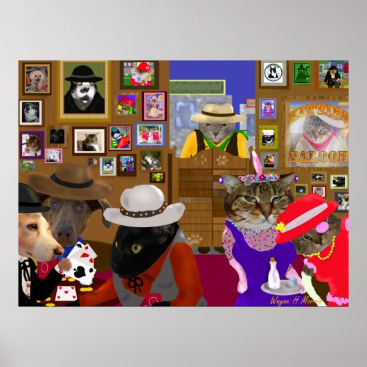 Poster The Saloon Figure 3 (Devant)