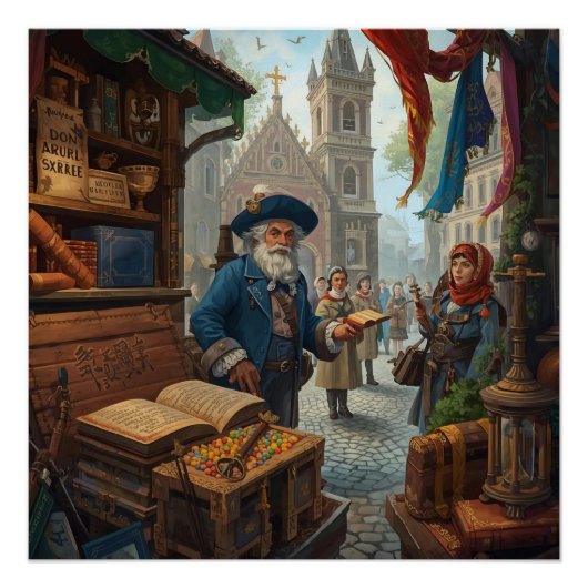 Poster The Scholar’s Market (Devant)
