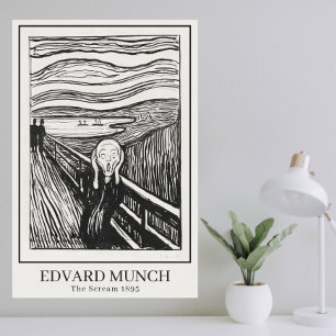 Poster The Scream (1895) by Edvard Munch