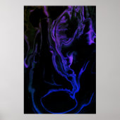 Poster The Scream-an Abstract Art Creation on a 24x36 in. (Devant)
