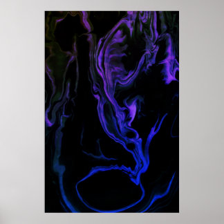 Poster The Scream-an Abstract Art Creation on a 24x36 in.