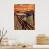 Poster The Scream - Edvard Munch (Cuisine)