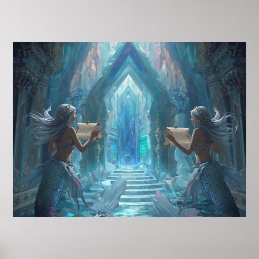 Poster The Scroll Keepers of the Deep” (Devant)