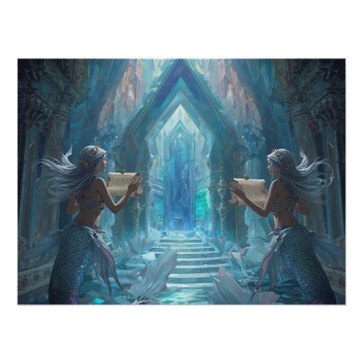 Poster The Scroll Keepers of the Deep” (Devant)