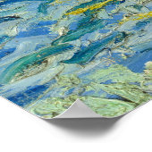 Poster The Sea at Saintes-Maries par Vincent van Gogh (Coin)