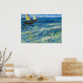 Poster The Sea at Saintes-Maries par Vincent van Gogh (Cuisine)
