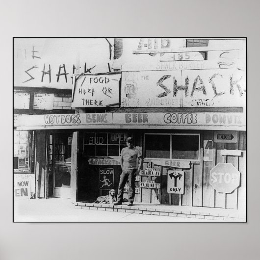 Poster The Shack, Playa del Rey 1972 (Devant)