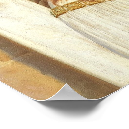 Poster The Shadow, c. 1909 par Edmund Leighton (Coin)