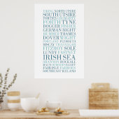 Poster The Shipping Forecast, BBC Radio 4 (Cuisine)