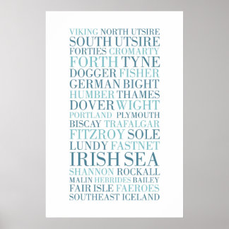 Poster The Shipping Forecast, BBC Radio 4