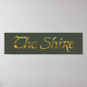 Poster THE SHIRE™ Textured (Devant)