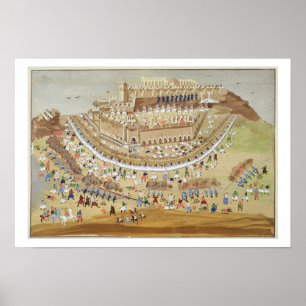 Poster The Siege of Athens in 1827, from the Pictorial Hi