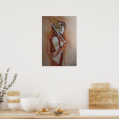 Poster "The Singing Warrior" Peinture de Joseph C. Kenyon (Cuisine)