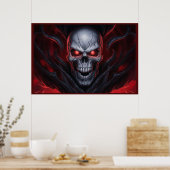 Poster The Skull 04 (Keuken)