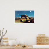 Poster "The Sleeping Gypsy" by Henri Rousseau (Cuisine)