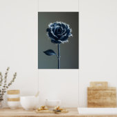 Poster The Solitary Pride of a Reconstructed Denim Rose (Cuisine)