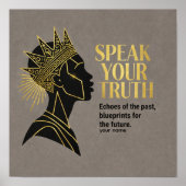 Poster The Sovereign Voice: Echoes & Blueprints (Devant)