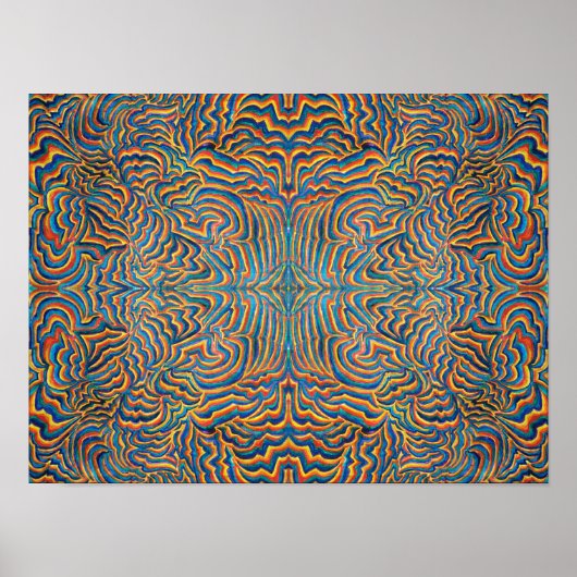 Poster The Space in Between Scarlet and Fire (Devant)