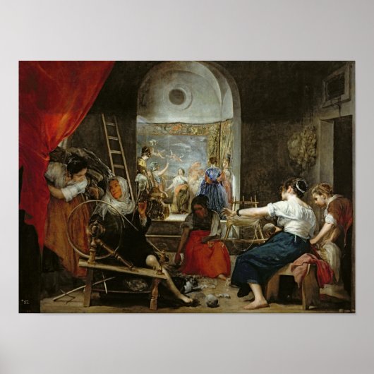 Poster The Spinners, ou La Fable d'Arachne, 1657 (Devant)