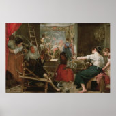 Poster The Spinners, ou La Fable d'Arachne, 1657 (Devant)