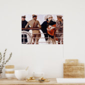 Poster The SS Leviathan, 1918 par J. C. Leyendecker (Cuisine)