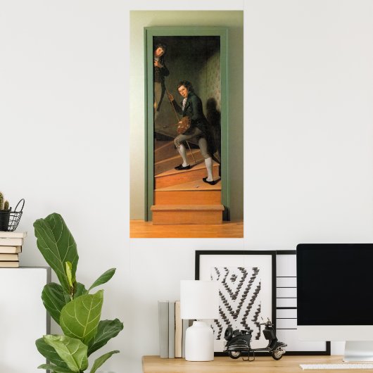 Poster The Staircase Group, par Charles Willson Peale (Bureau à domicile)