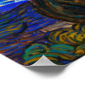 Poster The Starry Night by Vincent van Gogh (Coin)