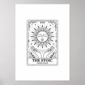 Poster  The Stoic Tarot Card: Inner Peace  (Devant)