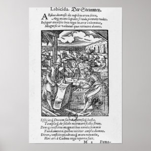 Poster The stone-cutter