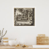 Poster The Stone Snake, from 'China Illustrated' by Athan (Cuisine)