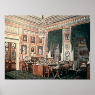 Poster The Study of Alexander III  at Gatchina Palace