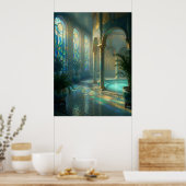 Poster The Sunlit Bathing Hall (Cuisine)
